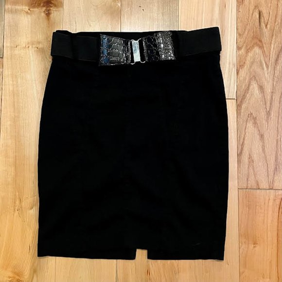 Joe Benbasset Dresses & Skirts - Black Pencil Skirt with Belt: Size Large
